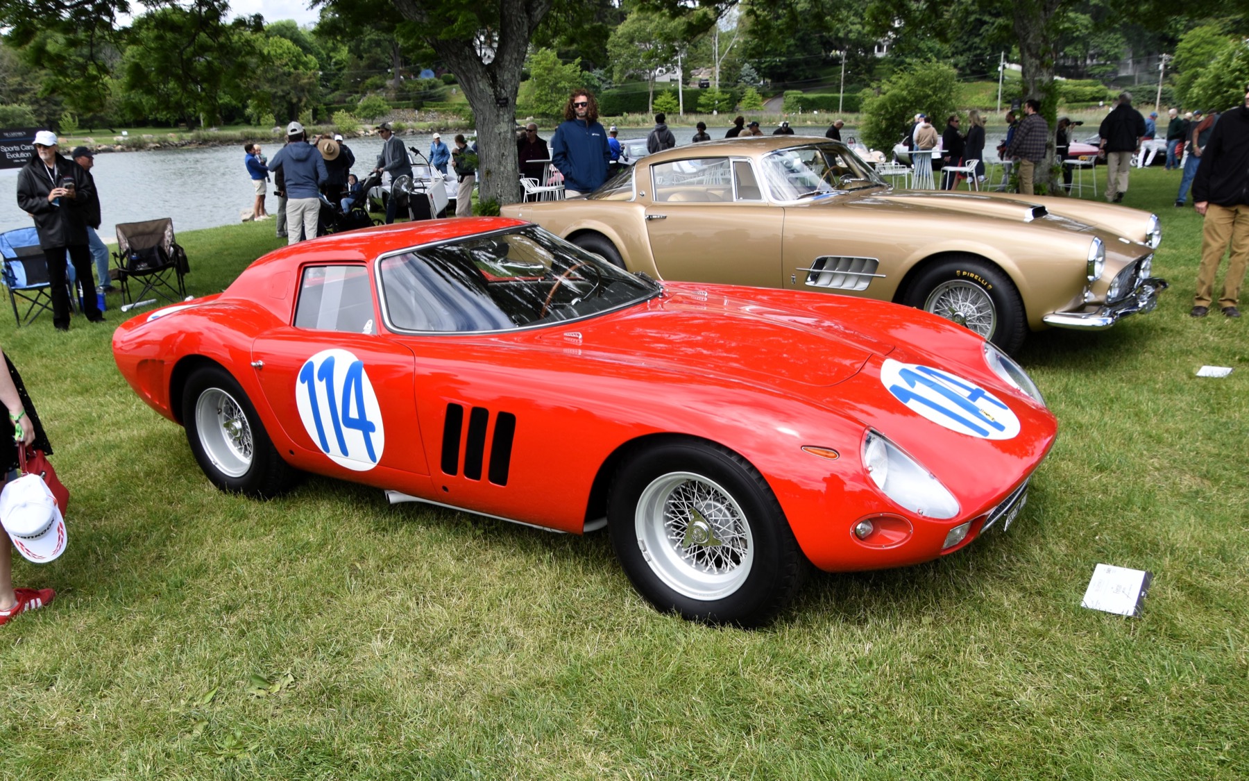 Ferrari 250 GTO bei einer öffentlichen Oldtimer-Ausstellung